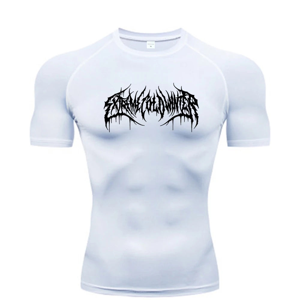 Men's Quick Dry Compression T-Shirt - Short Sleeve Workout Top for Running, Gym & Bodybuilding | Summer Fitness Shirt (S-3XL) | Ideal for Cross Training, Jogging & Active Lifestyle