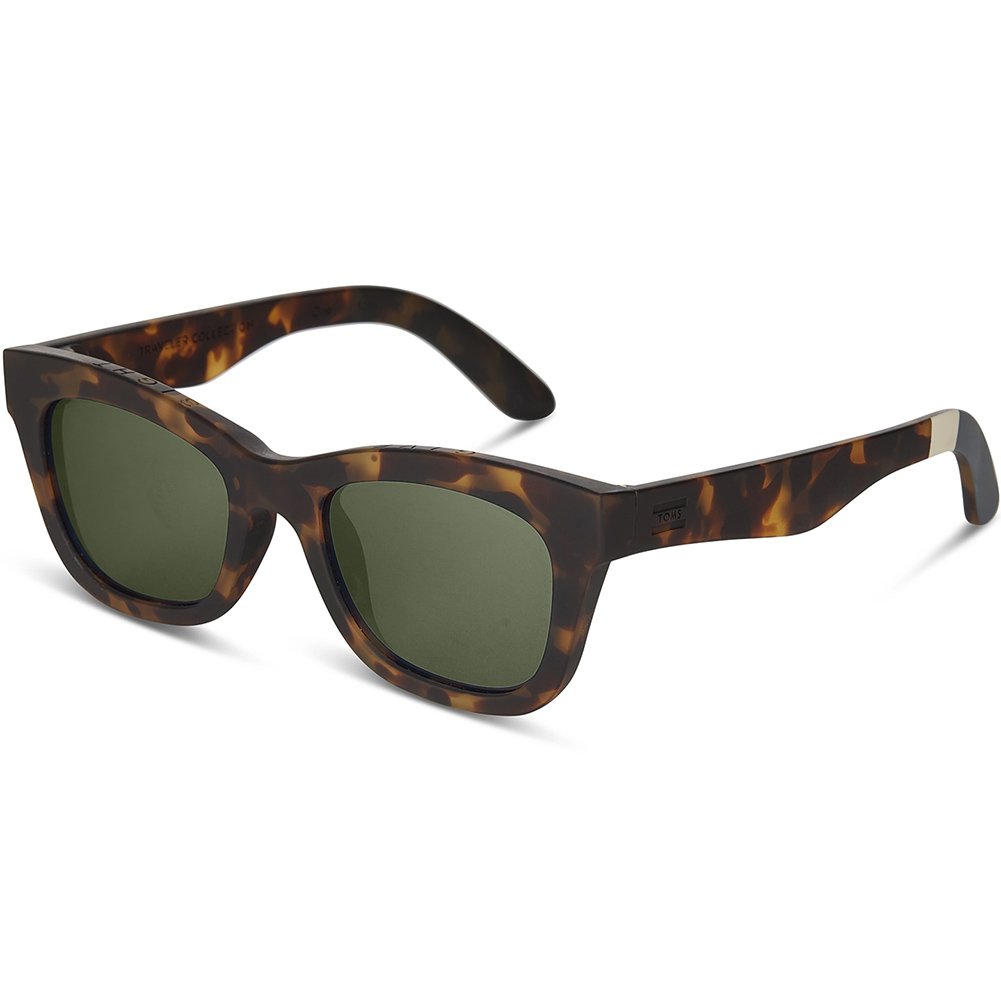TOMS Women's Paloma Wayfarer Sunglasses - UV Protection Polarized Classic Style for Outdoor, Beach & Driving