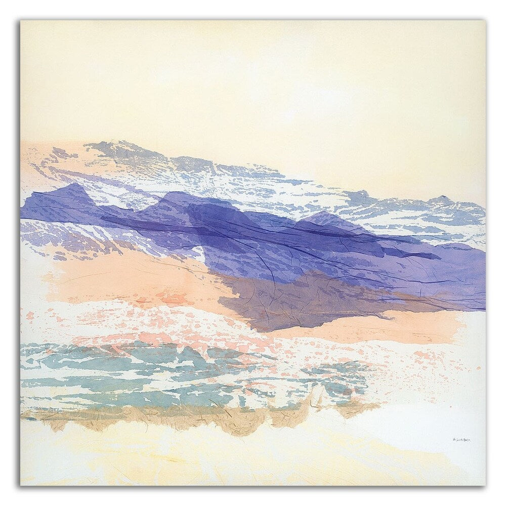 Abstract Mountain Art Print by Jan Sullivan Fowler - Stretched Canvas Wall Art Ready to Hang - Perfect for Living Room, Bedroom & Office Decor