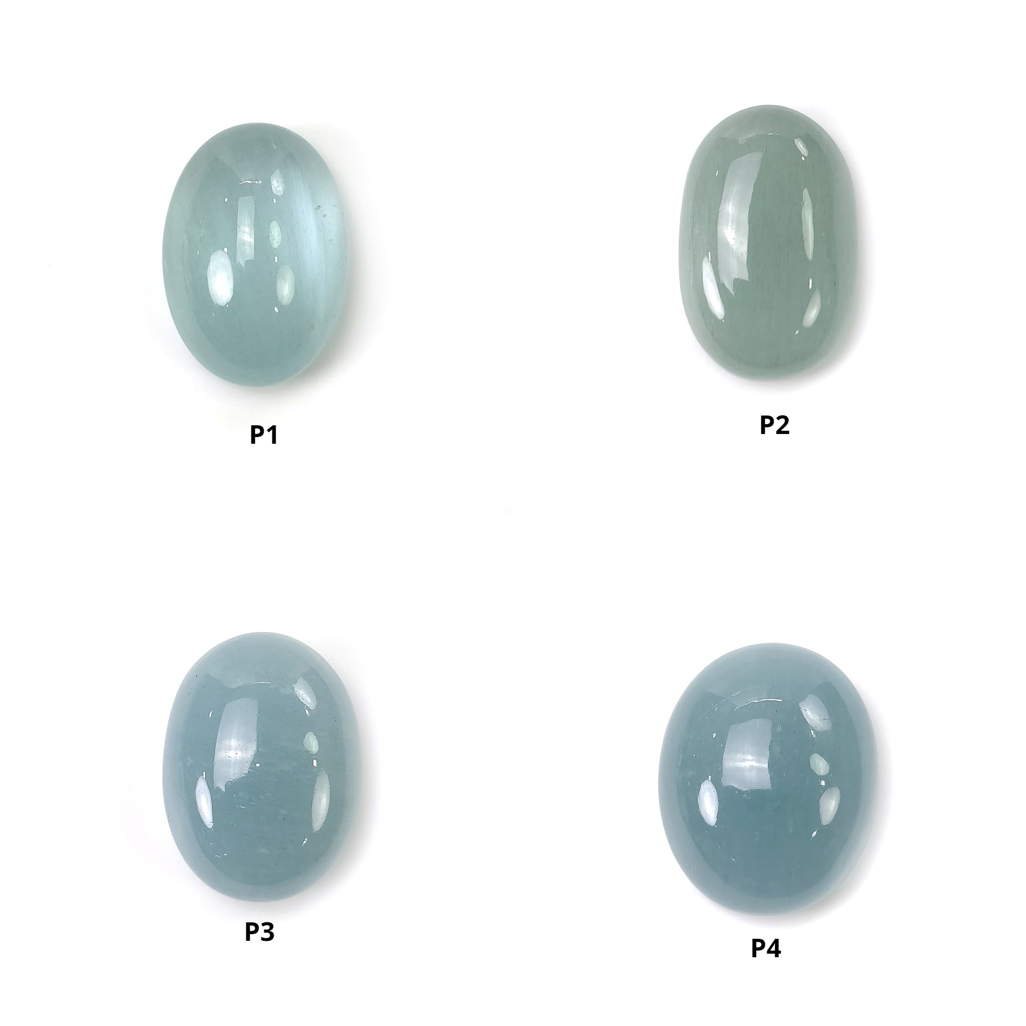 Natural Untreated Blue Aquamarine Gemstone Cabochon - Oval Shape for Jewelry Making, Healing Crystals & Collectors (Perfect for Rings, Pendants & Spiritual Healing)