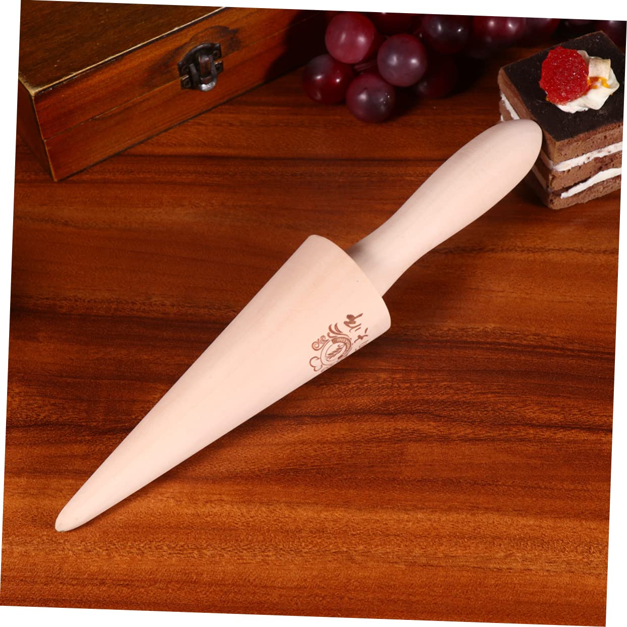Zerodeko Large Egg Cone Roller Waffle Cone Maker - Washable Stainless Steel Ice Cream Cone Mold for Homemade Desserts - Perfect for Parties, Ice Cream Shops & Family Treats