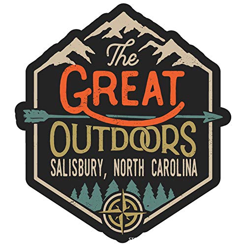 Premium 4-Inch Fridge Magnet - Salisbury North Carolina The Great Outdoors Design - Perfect for Home, Office & Travel Decor