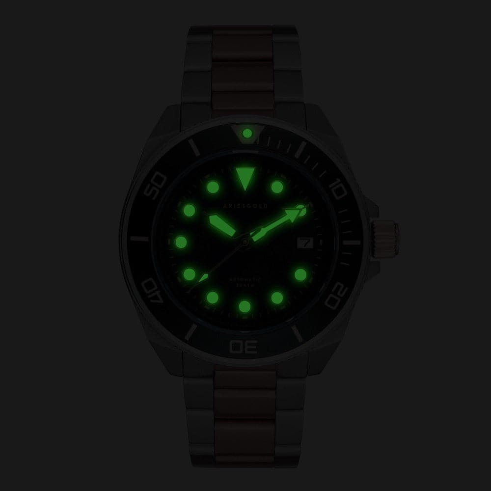 ARIES GOLD G 9029 SRG BKRG Dreadnought Unisex Watch - Stylish Waterproof Wristwatch for Men & Women, Perfect for Outdoor Activities, Sports & Everyday Wear