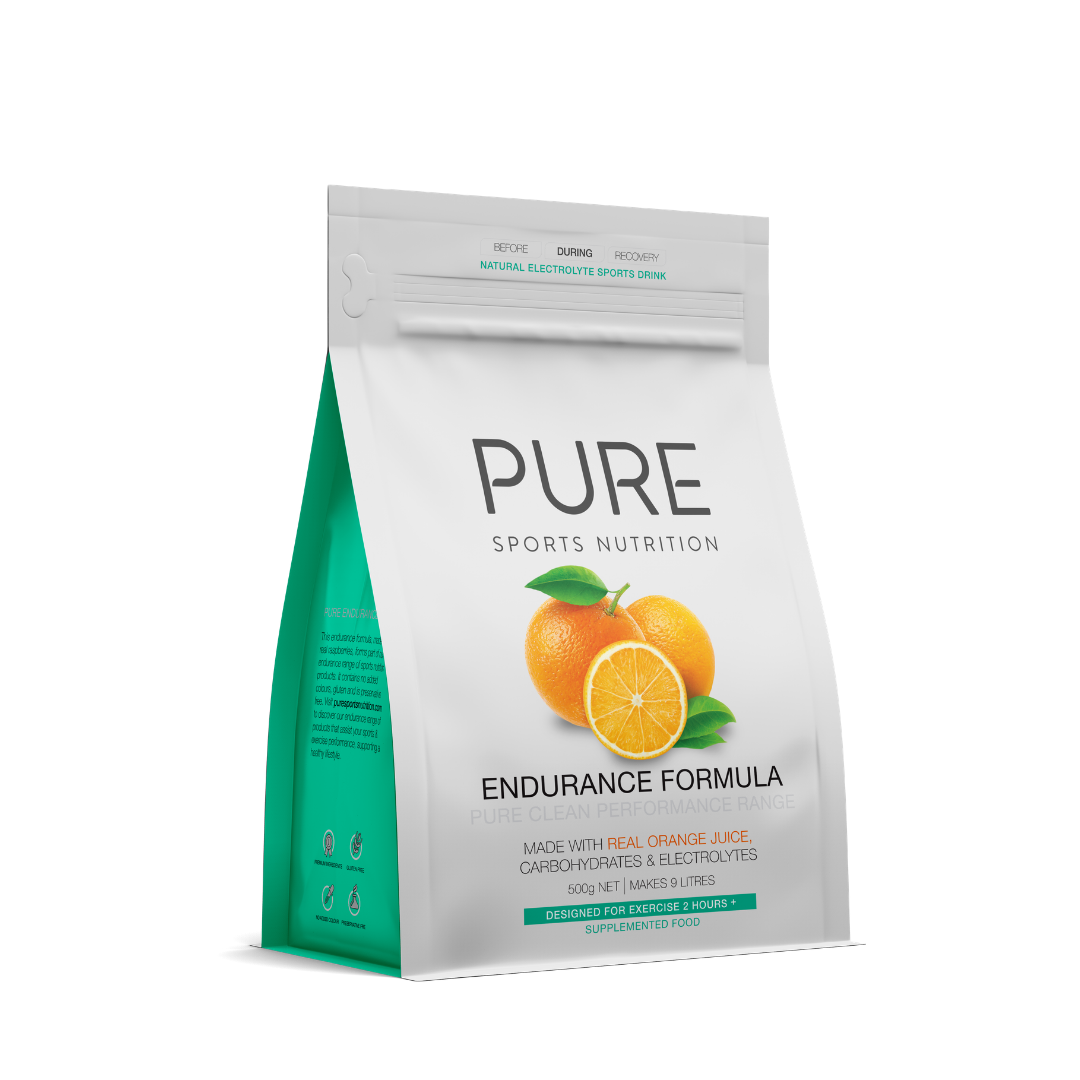 Pure 500g Endurance Hydration Formula - Electrolyte Powder for Athletes & Workout Recovery - Perfect for Running, Cycling & Gym Performance