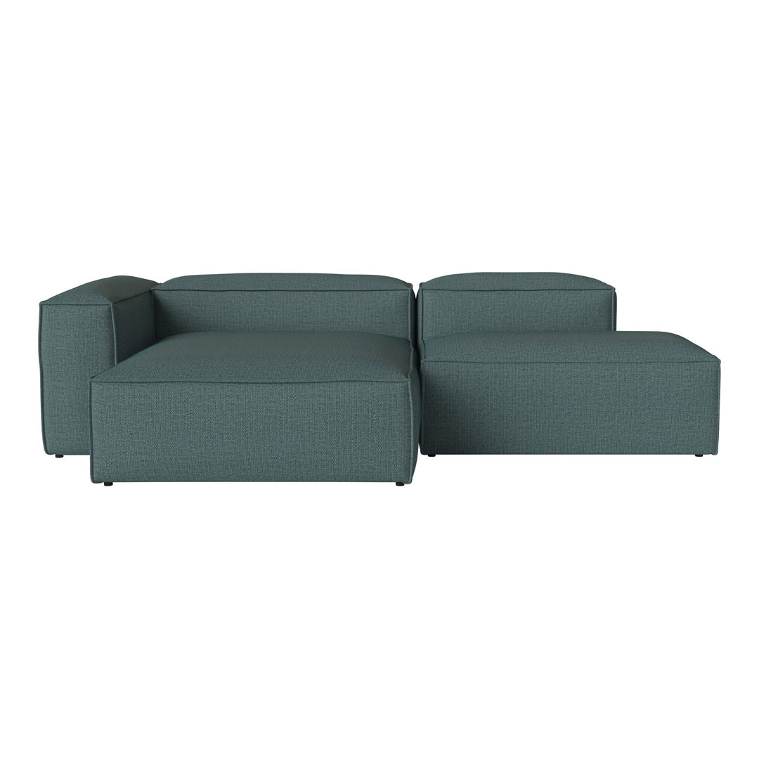 Cosima 2 Seater Sofa with Open End & Chaise - Modern Living Room Furniture for Small Spaces | Perfect for Apartments, Condos and Cozy Home Decor