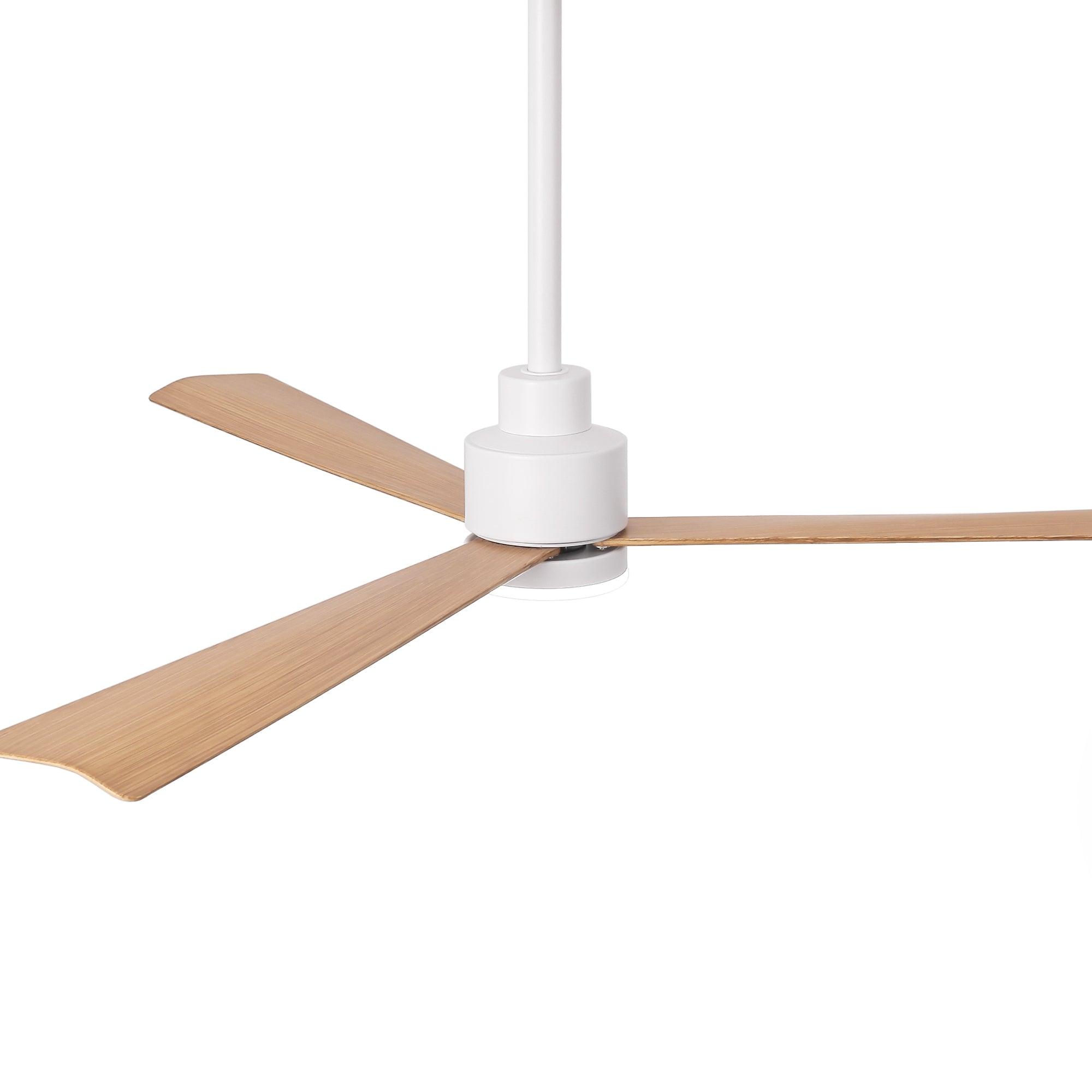 52 Inch Dinah Modern Ceiling Fan with Remote Control & LED Light - Perfect for Living Room, Bedroom, and Office Cooling