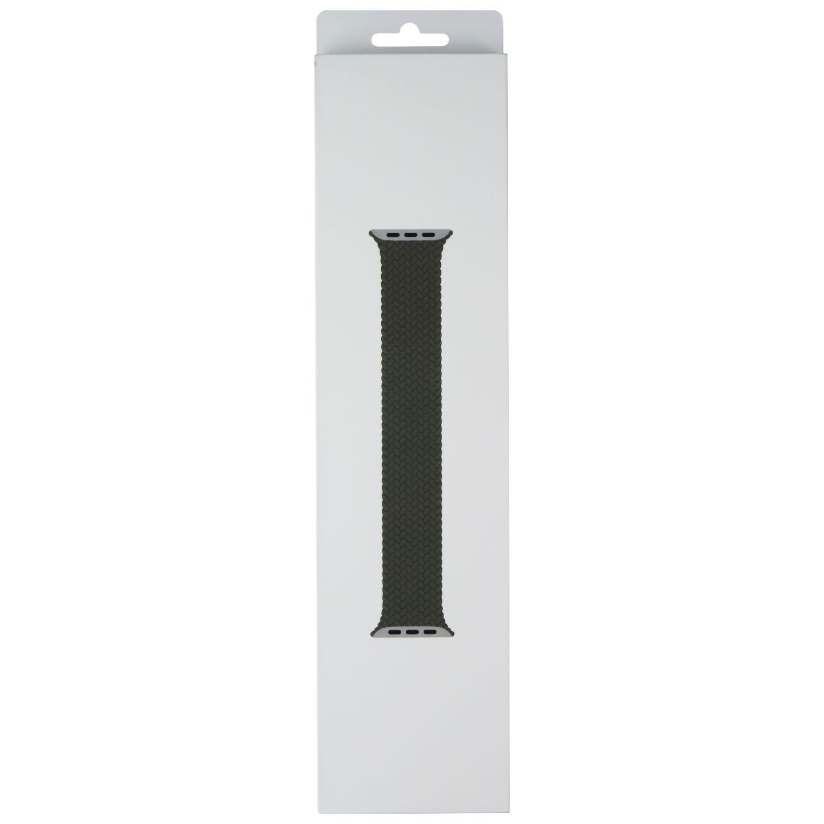 Apple Watch 45mm Braided Solo Loop Band - Compatible with 49mm/46mm/45mm/44mm Series - Olive Green, Size 5 - Comfortable & Stylish for Workouts, Daily Wear & Outdoor Activities