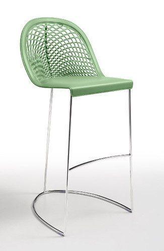 Midj Guapa M CU Stool - Modern Adjustable Bar Stool for Kitchen, Dining & Home Decor - Perfect for Breakfast Bars, Countertops & Small Spaces