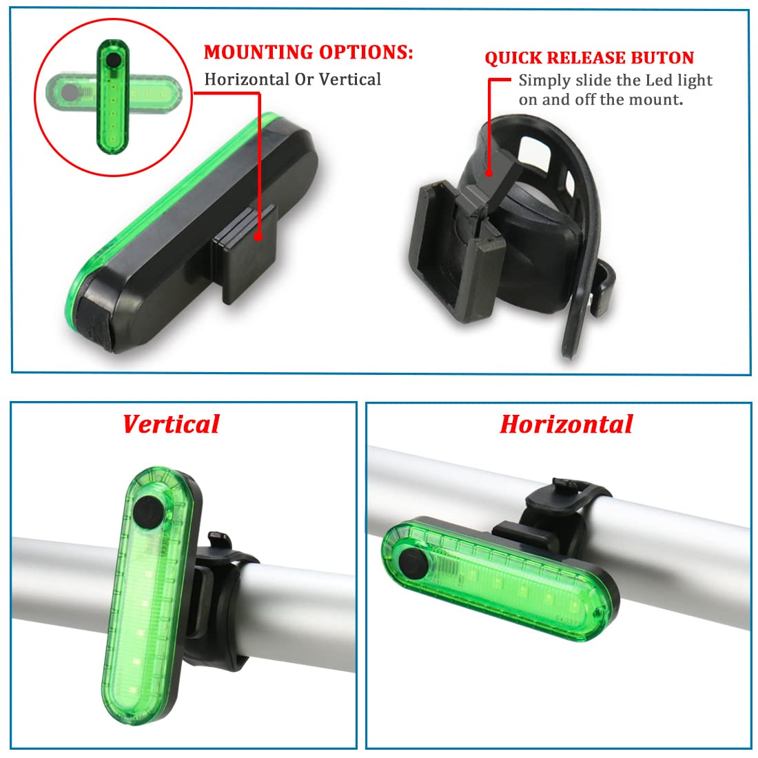 Waterproof Kayak Navigation Lights for Night Kayaking & Boating Safety
