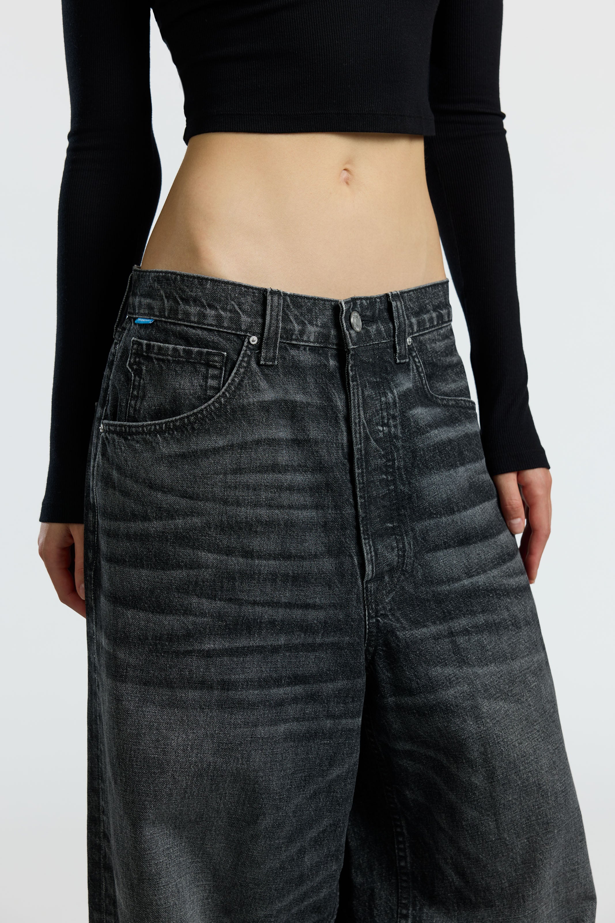 Vintage Baggy Jean Belmont - High Waisted Loose Fit Denim Pants for Women | Casual Streetwear & Retro Fashion | Perfect for Everyday Wear, Parties & Outings