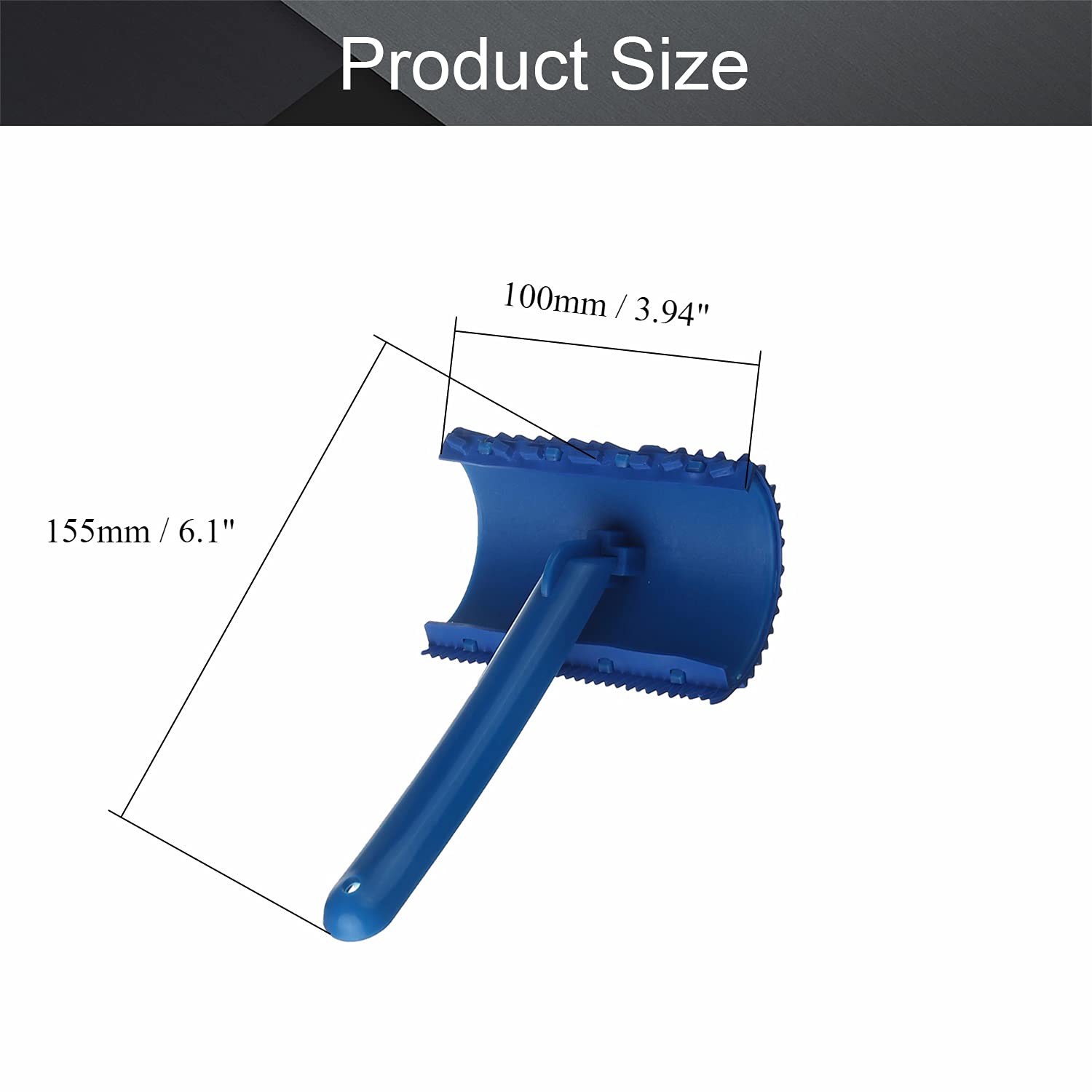 Utoolmart Wood Graining Painting Tool Set - Professional Art Paint Rubber for DIY Wood Grain Effects on Walls & Furniture (MS17, Blue, 1 Piece) - Perfect for Home Decor, Crafts & Faux Wood Finishing Projects