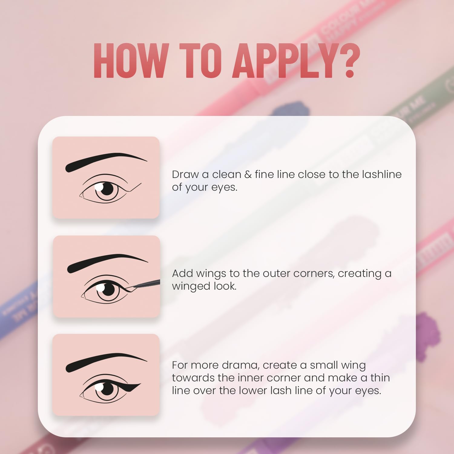 SWISS BEAUTY Color Me Happy Matte Pencil Eyeliner - Long Lasting Waterproof Eyeliner in Wine (SB-950-12) 1.0g | Perfect for Smoky Eyes & Everyday Makeup Looks