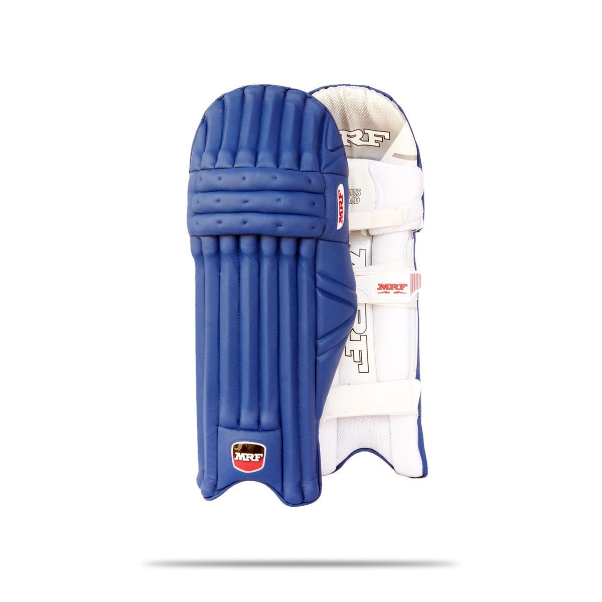 MRF Genius Navy Blue Cricket Batting Pads - Lightweight & Durable for Practice & Matches - Perfect for Cricket Training & Games