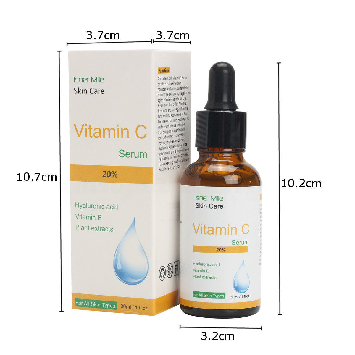 Best Vitamin C Serum for Skin Care - Brightening & Anti-Aging Face Treatment - Perfect for Daily Skincare Routine & Nighttime Regimen