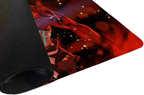 Fate Stay Night Anime Mouse Pad - Large Gaming Desk Mat for Keyboard & Mouse - Saber Alter Fate Grand Order Design - Perfect for PC, Laptop & Office Work (430)