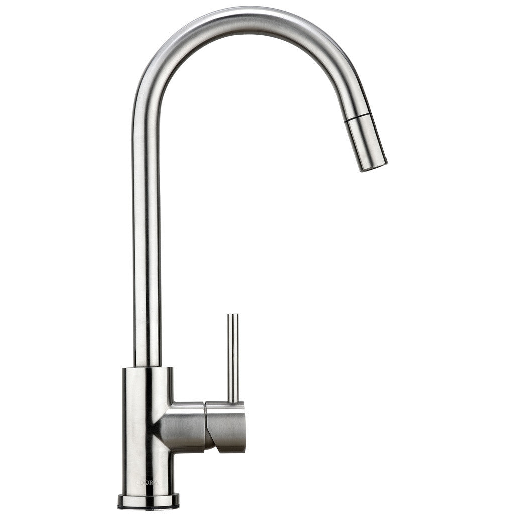 Premium Gooseneck Pull-Out Kitchen Faucet with Spray Nozzle - Ideal for Washing Dishes, Filling Pots & Modern Home Kitchen Upgrade