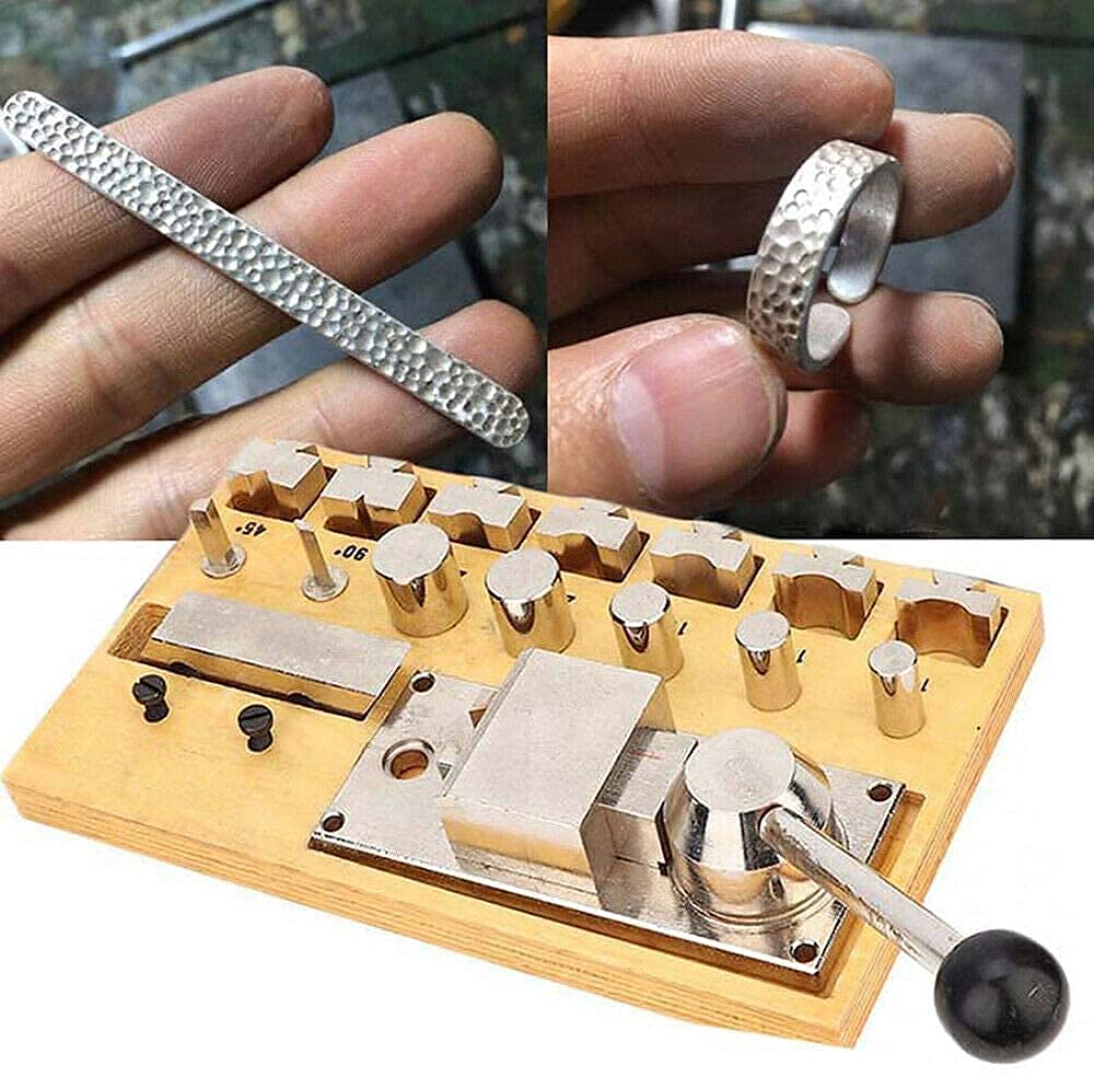 Professional Jewelry Ring Bending Machine - Multi-Functional Ring & Earring Bender Tool Set for Jewelry Making | Perfect for DIY Crafts, Jewelry Repair, and Small Business Production