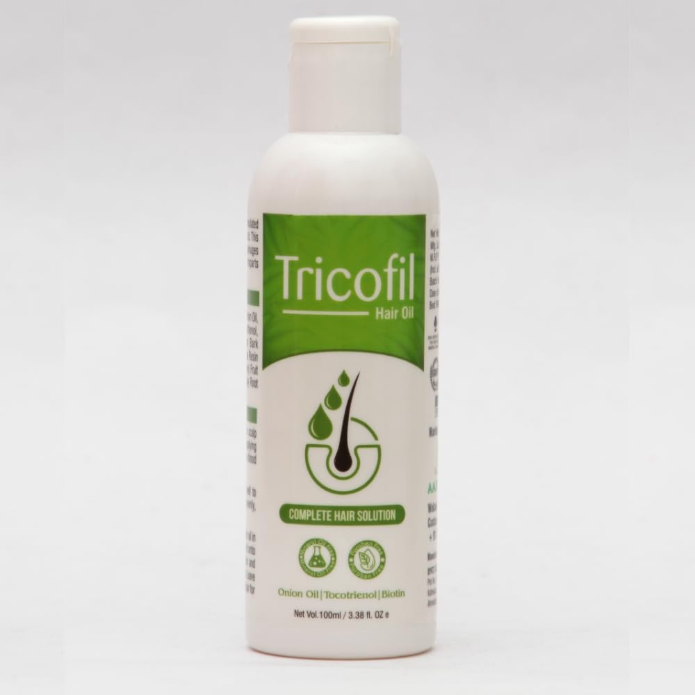 Tricofil Onion Hair Oil for Hair Growth & Thickness - Natural Treatment for Hair Loss & Scalp Care - Perfect for Daily Use & Hair Regrowth at Home