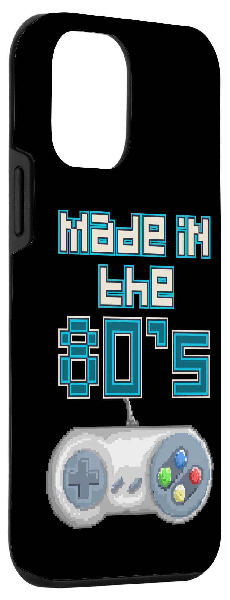 Retro 80s Video Game Design iPhone 12 Mini Case - Durable Protective Cover for iPhone 12 Mini - Perfect Gift for Gamers & Nostalgic 80s Fans - Ideal for Daily Use, Travel & Gaming Enthusiasts