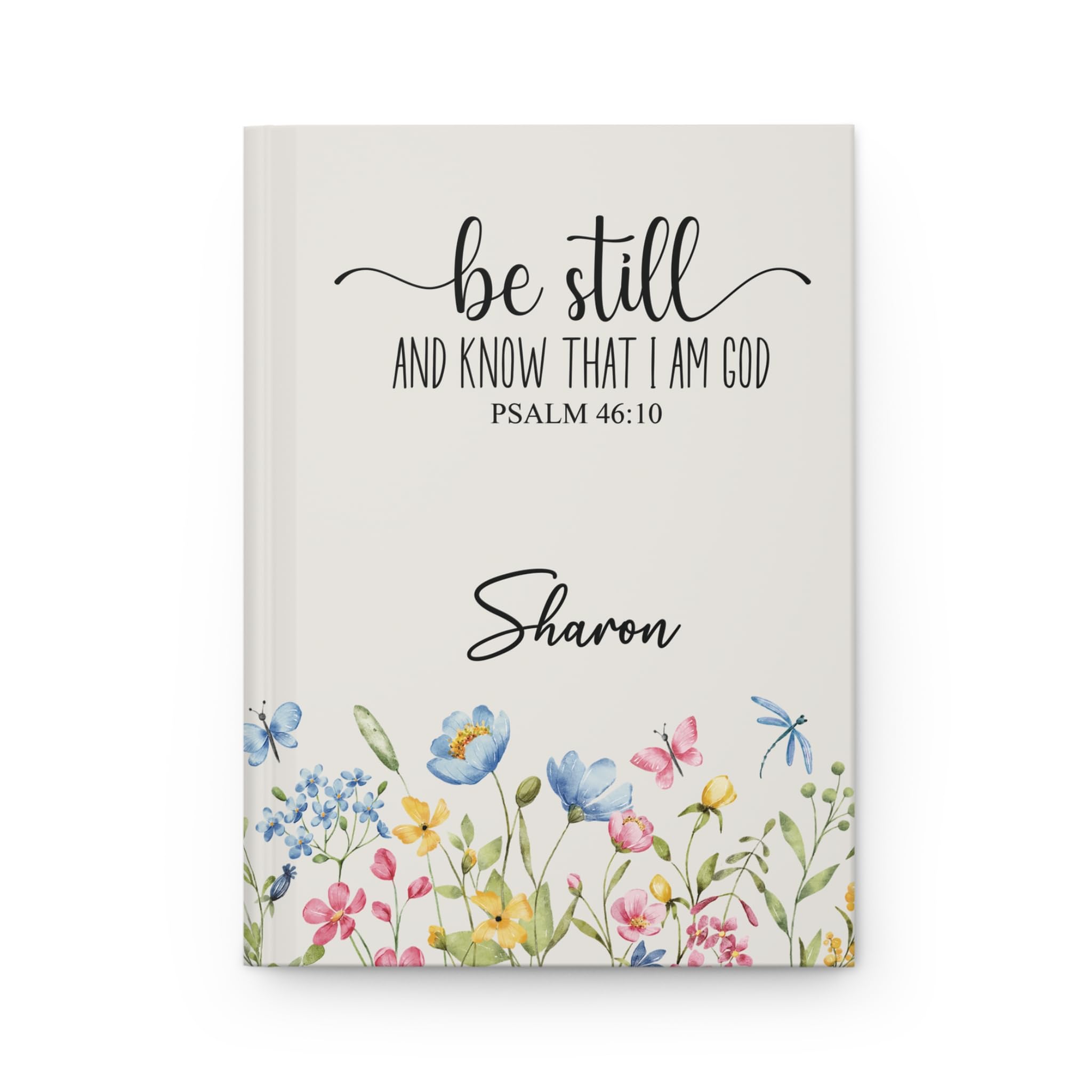 Personalized Christian Prayer Journal - Custom Name A5 Notebook for Bible Study & Devotion