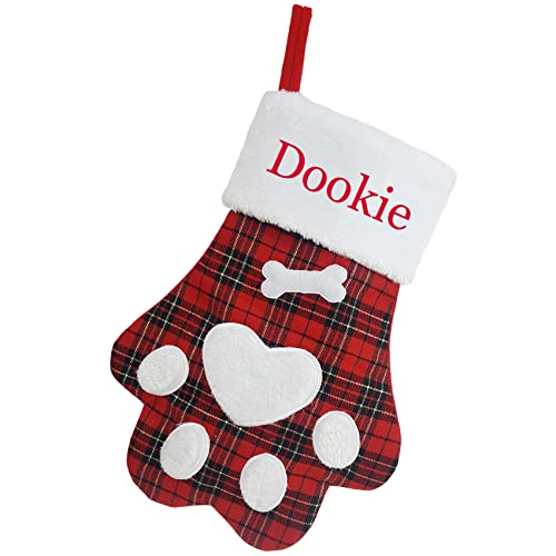 Red Paw With Bone for Dog
