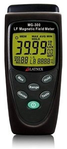 LATNEX MG-300 LF Digital Magnetic Field Meter - Accurate EMF Tester for High Voltage Power Lines, Home Appliances & Electrical Wiring - Ideal for EMF Radiation Detection, Home Safety Inspections & Workplace Safety (Use for Smart Home Setup, Office EMF Monitoring & Electrical Maintenance)