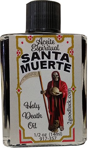 Santa Muerte Spiritual Oil & Perfume Set - 1 Dram Holy Death Ritual Oil for Magic, Prayers & Blessings | Spiritual Cleansing, Protection & Altar Use