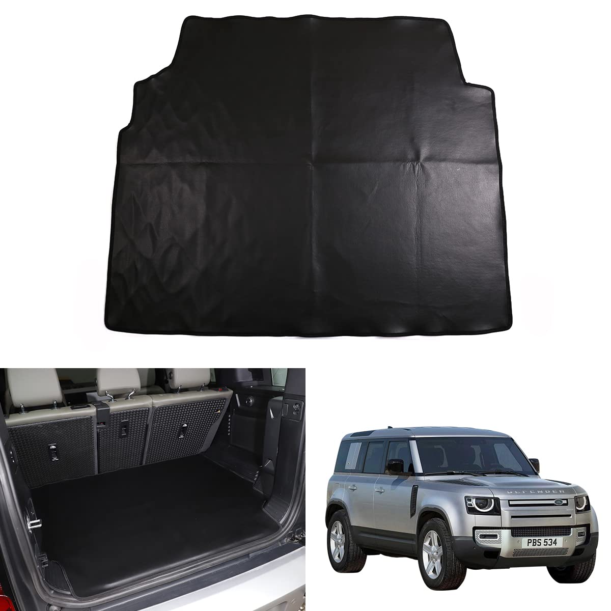 Custom Fit PVC Dashboard & Cup Holder Liners for Land Rover Defender 110 (2020-2023) - Durable Center Console Protector & Cargo Liner | Perfect for Off-Road Adventures, Daily Commutes & Interior Protection