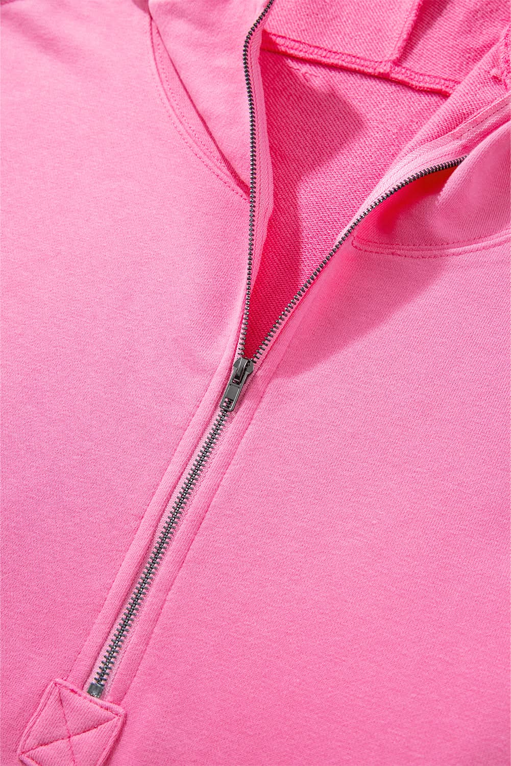 Bonbon Oversized Half Zip Hoodie for Women - Cozy Fleece Pullover Sweatshirt for Casual Wear, Loungewear & Outdoor Activities
