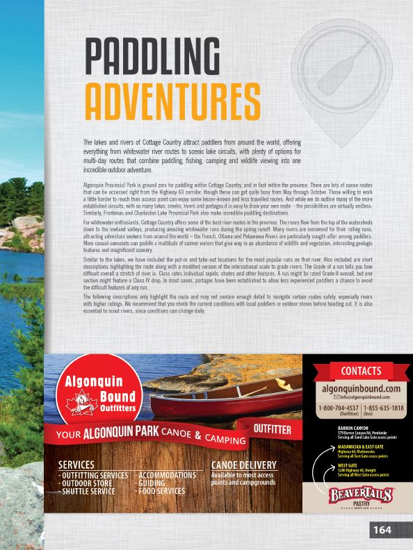 Backroad Mapbooks Cottage Country Ontario 7th Edition - Detailed Travel Maps for Outdoor Adventures, Hiking, and Camping in Ontario's Cottage Country