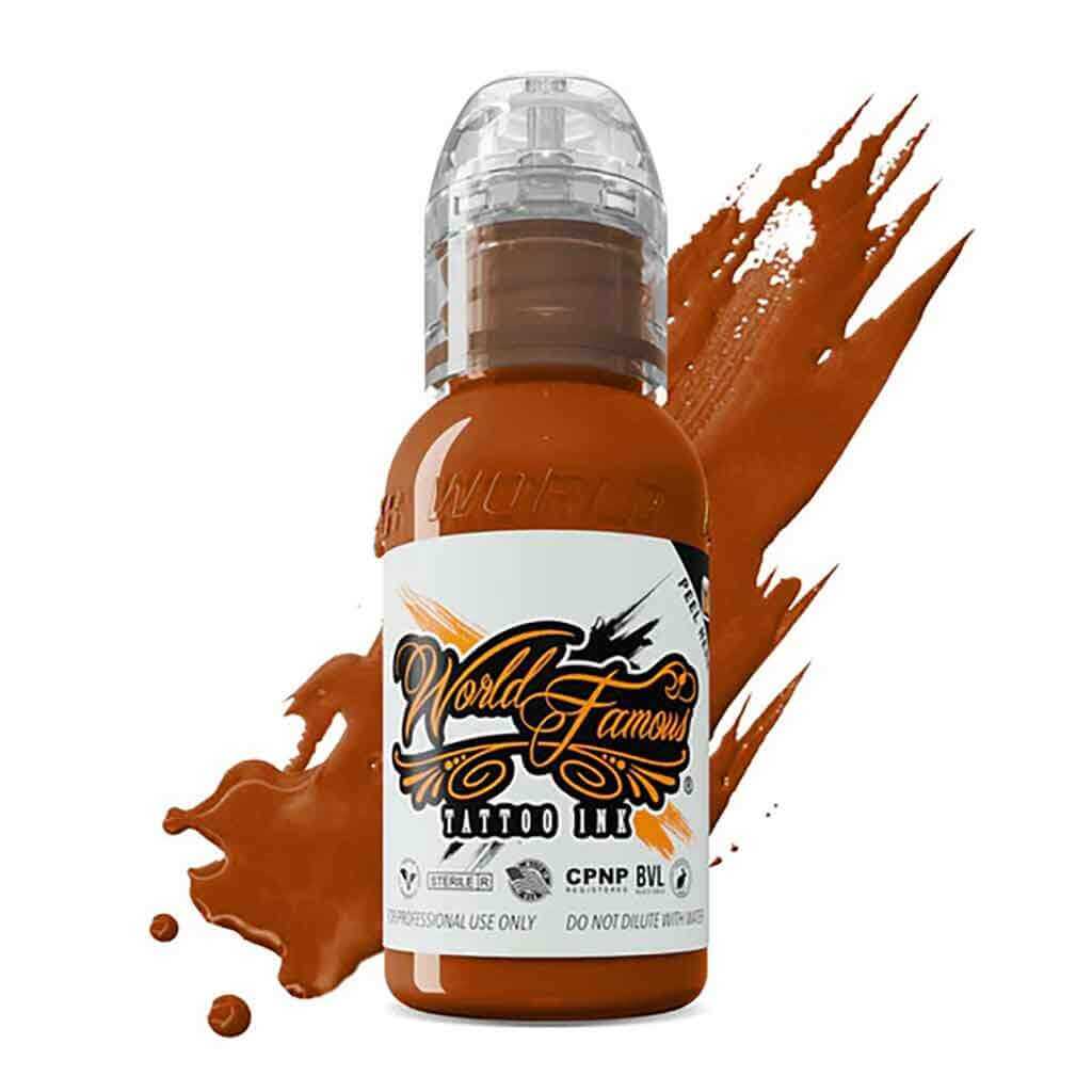 Rust World Famous Ink - 1 oz Bottle for Calligraphy, Art & Tattoo Designs | Premium Quality Ink for Artists & Professionals