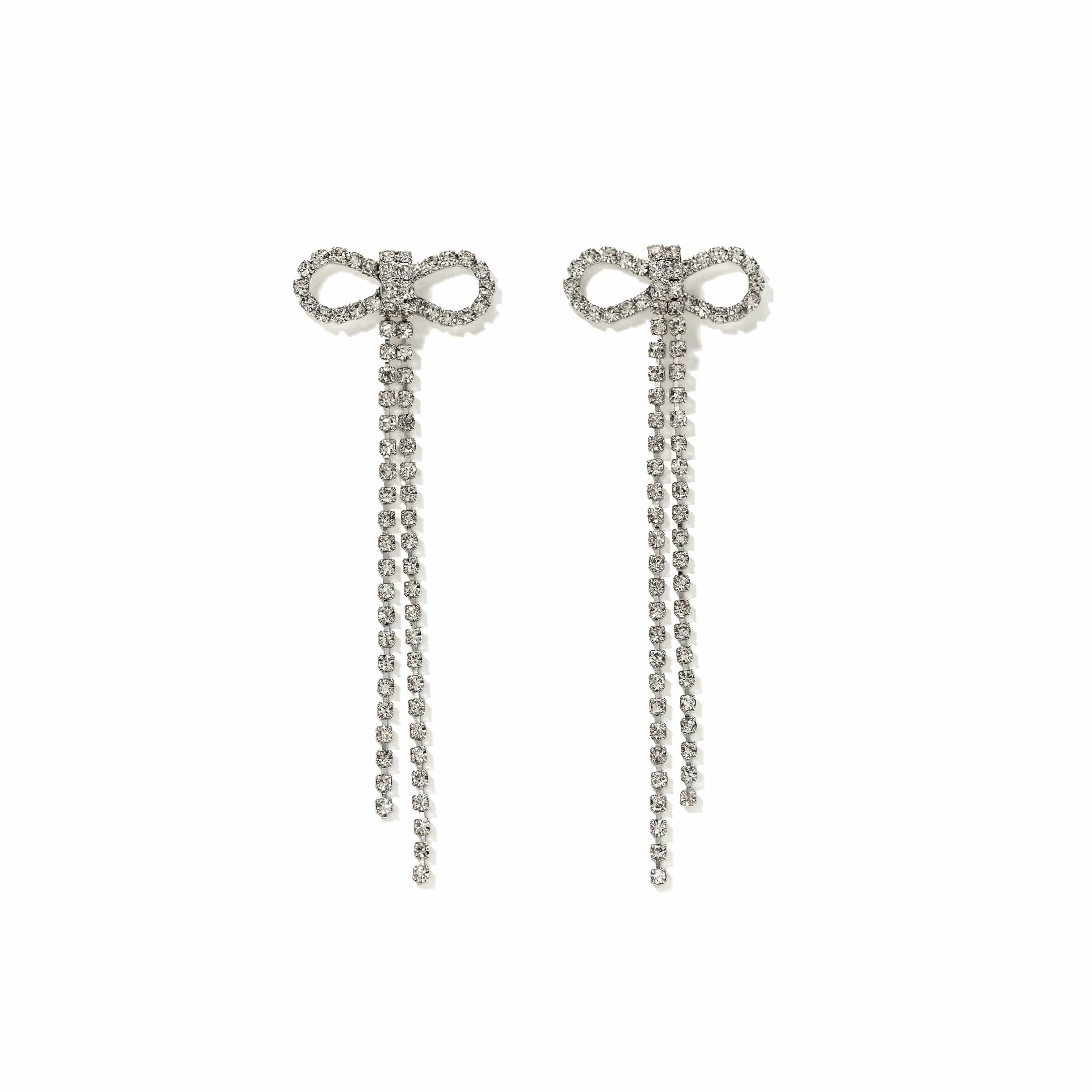 Luxury Bow Earrings for Women - Elegant Dainty Gold/Silver Jewelry Gift for Her - Perfect for Parties, Weddings & Everyday Wear
