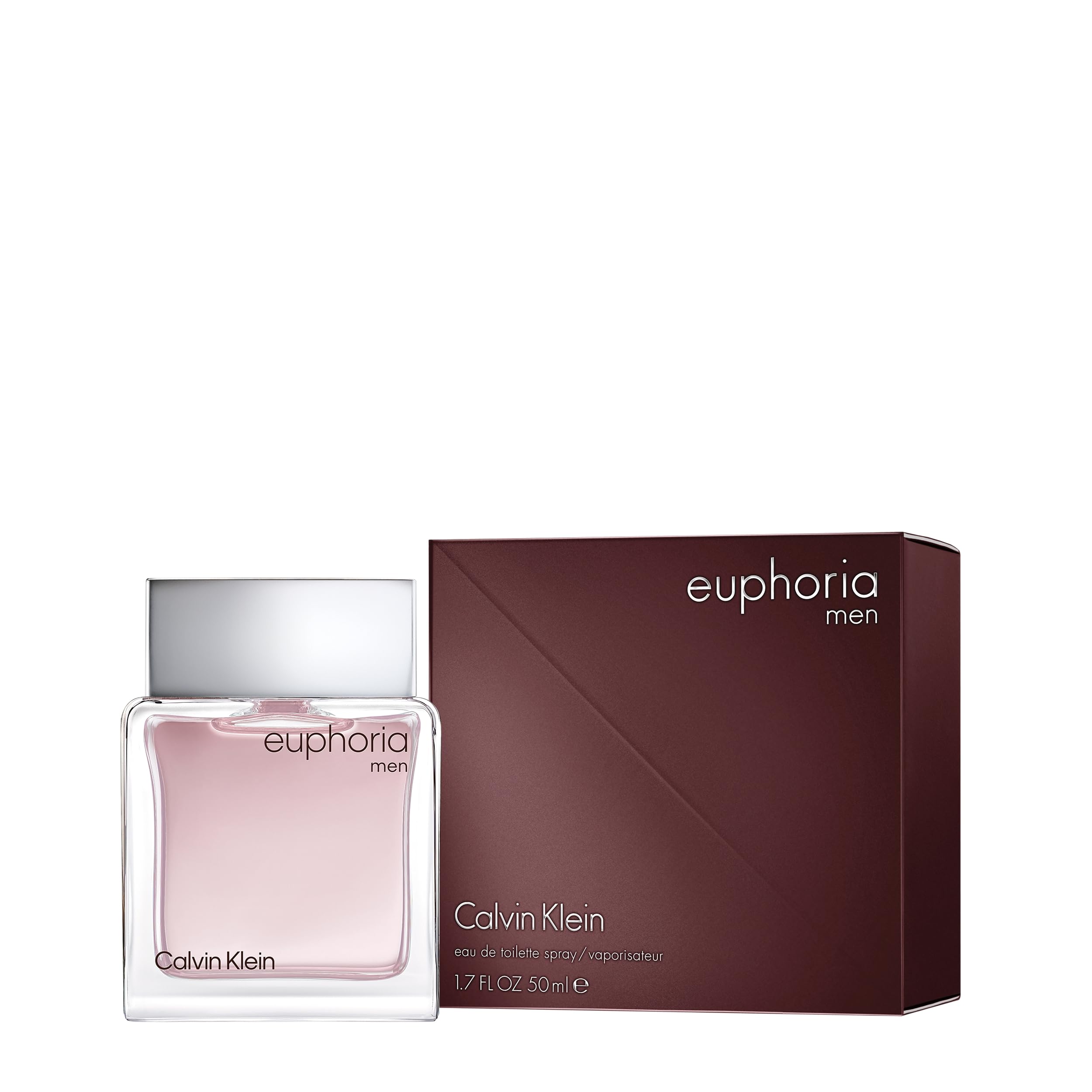 Calvin Klein Euphoria Eau de Toilette for Men - Woody Spicy Cologne with Ginger, Black Basil, Patchouli & Amber Notes - Long Lasting Fragrance - Perfect for Date Night, Office & Special Occasions