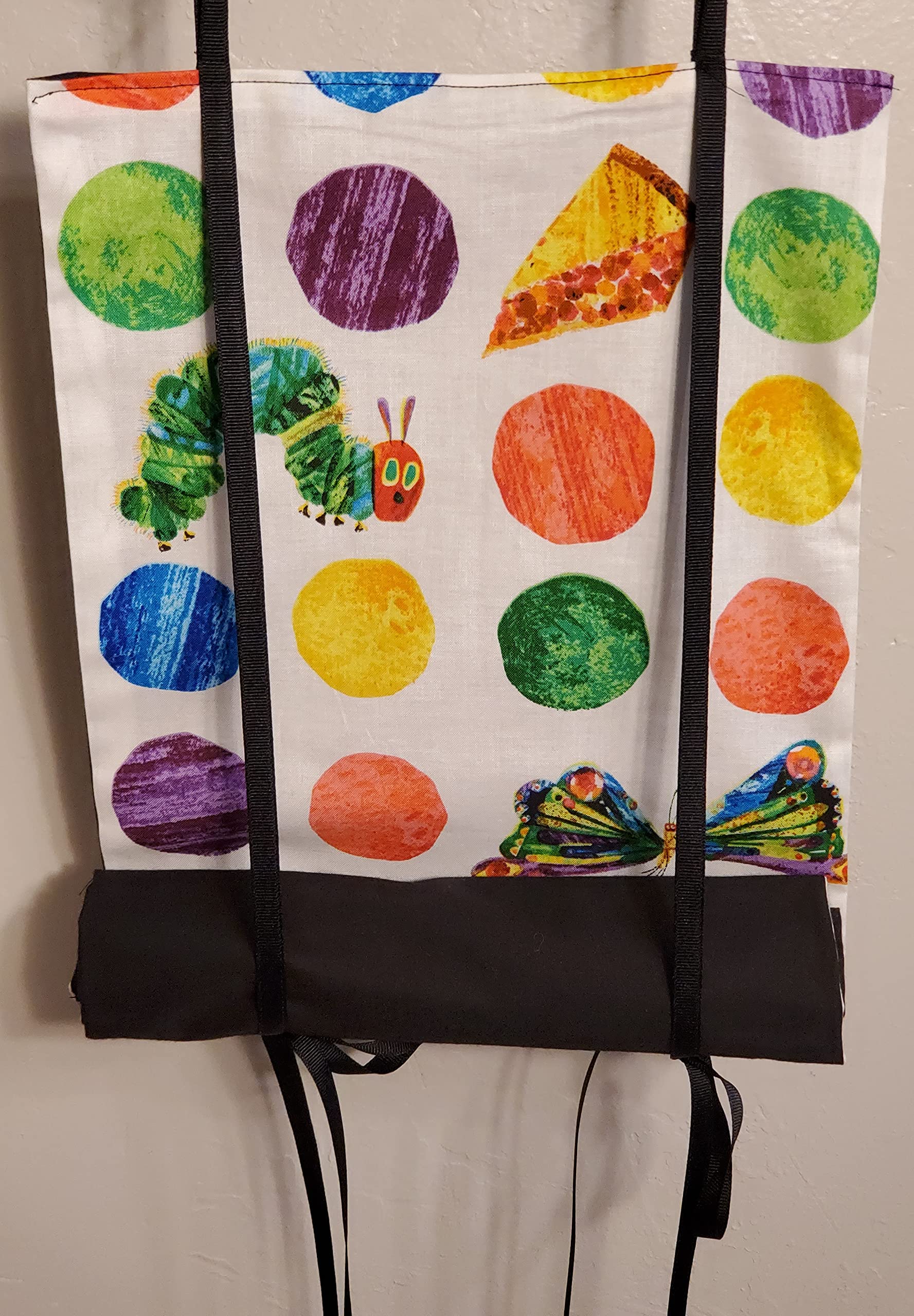 The Very Hungry Caterpillar Classroom Door Curtain - Colorful Educational Decor for Kids' Reading Nook, Preschool Doorway & Nursery Room