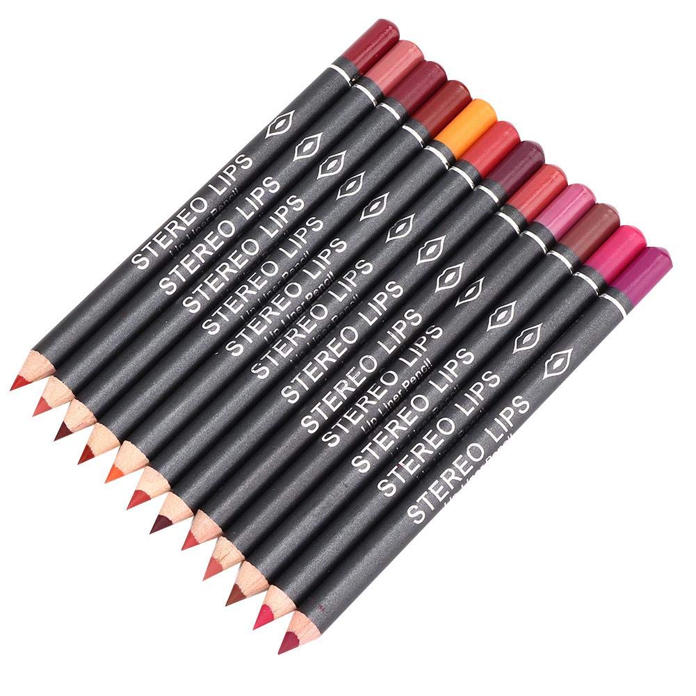 12 Colors Matte Waterproof Lipliner Set - Safe, Non-Irritating Lip Makeup Pencils for Women | Professional & Everyday Use | Perfect for Office, Parties & Special Occasions