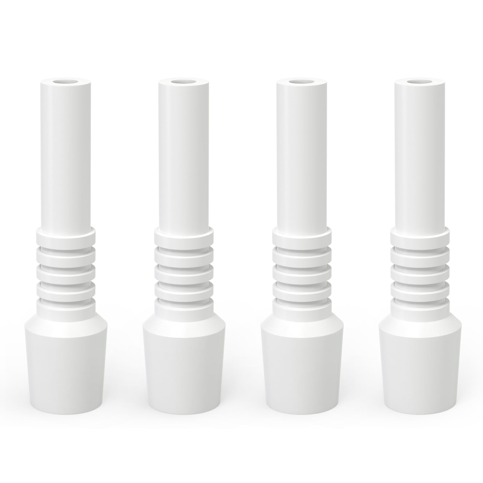 10mm 4pcs Sand Blaster Replacement Ceramic Nozzles - High Pressure White Ceramic Rust Removal Sandblast Nozzle for Sandblasting Machines - Perfect for Metal Cleaning, Surface Preparation & Paint Removal
