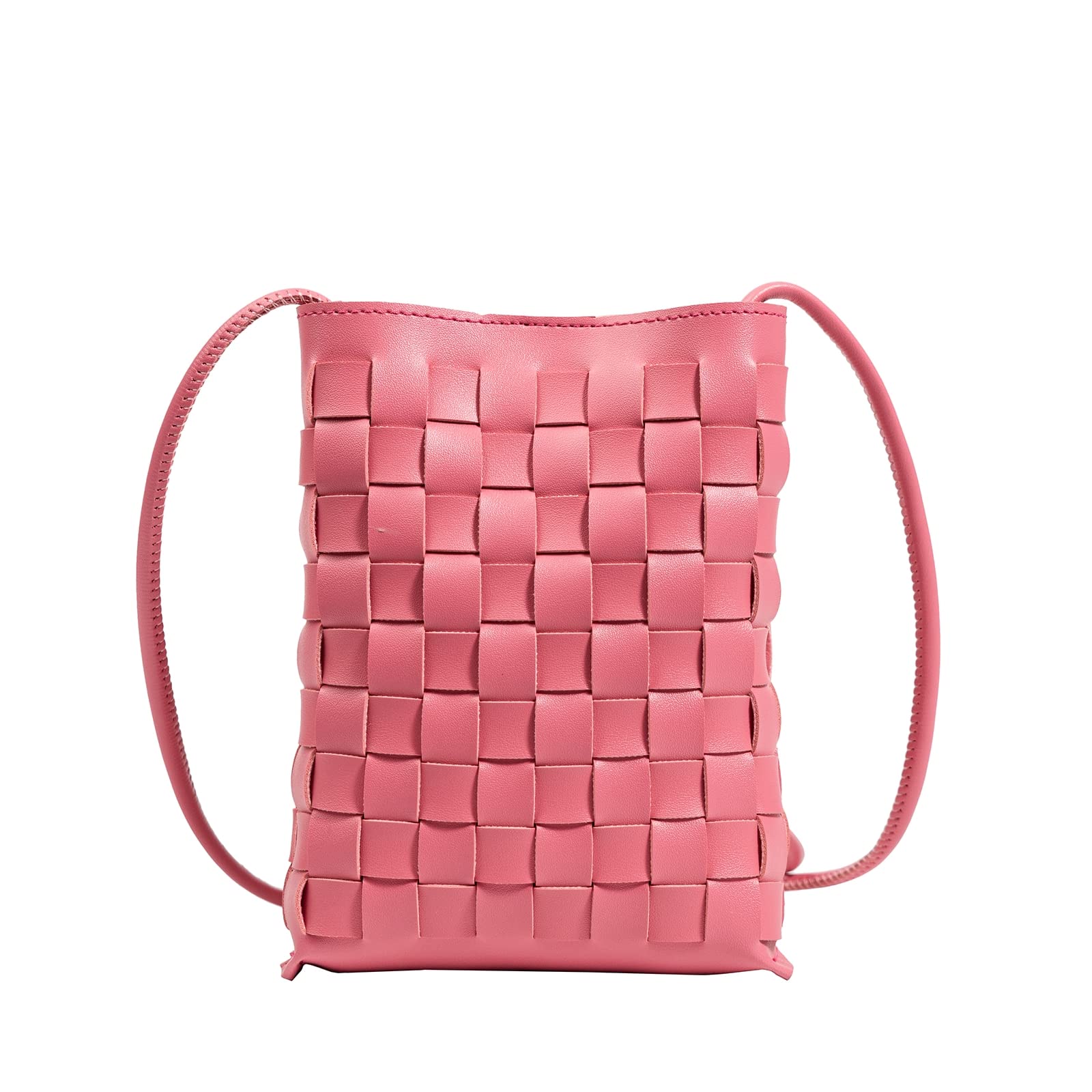 ONE2MAY Woven Crossbody Bag for Women & Teens - Small Shoulder Purse with Phone Pocket - Perfect for Daily Use, Travel, and Shopping