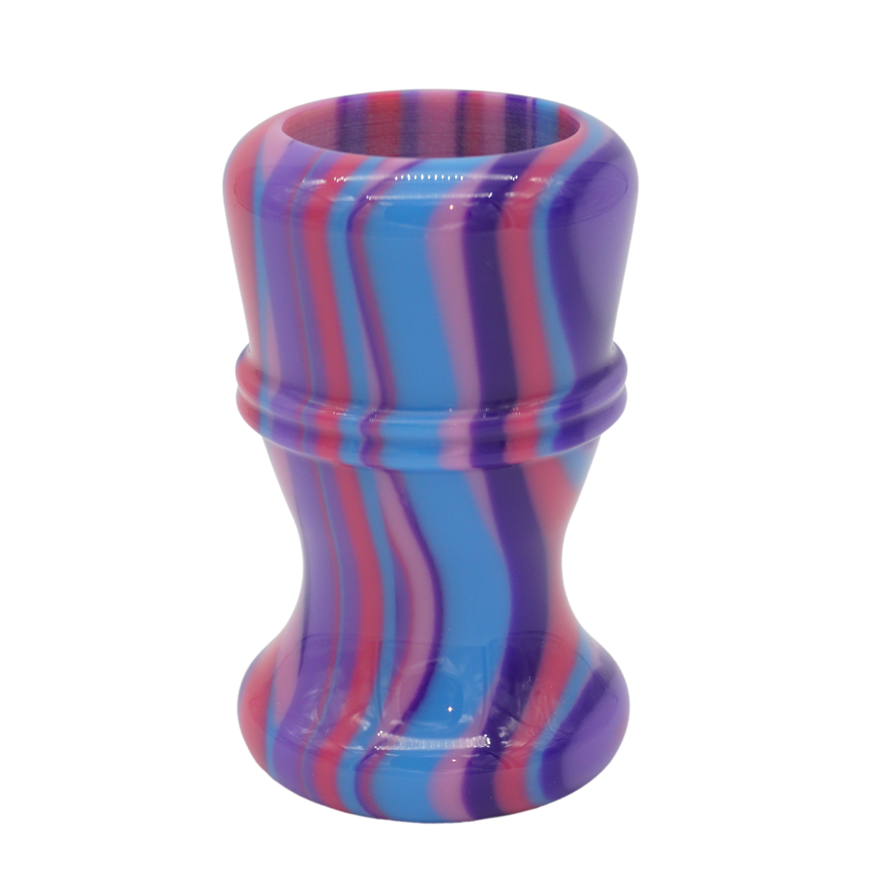 Premium Handcrafted Purple Haze Shaving Brush Handle - Fits 24mm & 26mm Knots - Perfect for Wet Shaving & Grooming Gifts for Men