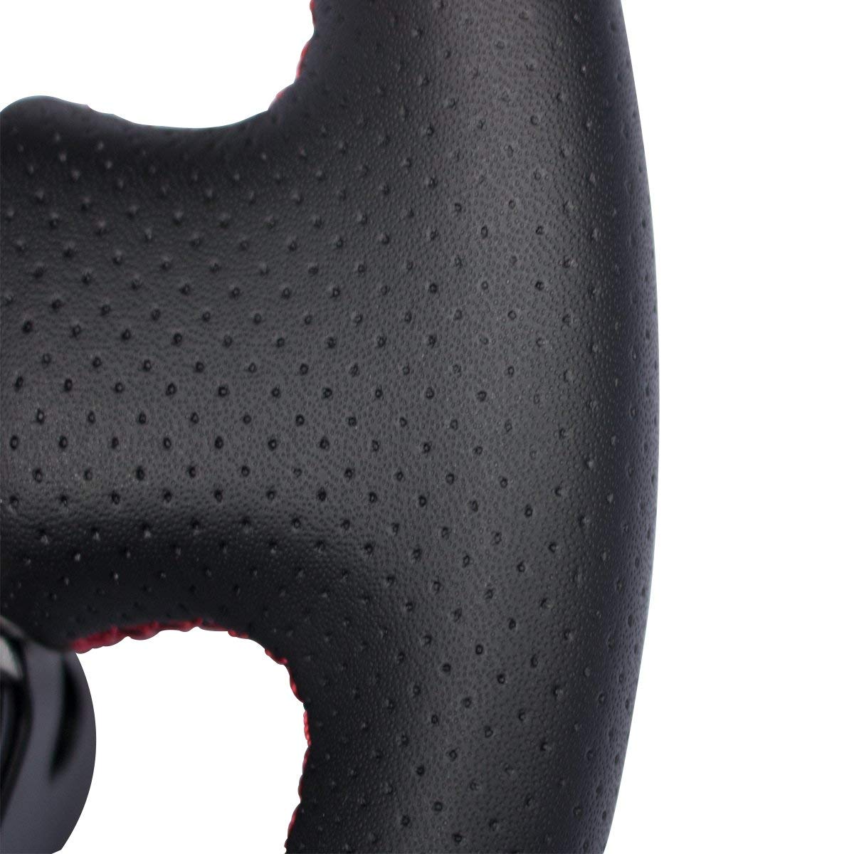 Genuine Leather Custom Fit Steering Wheel Cover for Honda Accord 1999-2003 | OEM Replacement Interior Accessories | Enhanced Grip & Comfort for Daily Driving & Road Trips