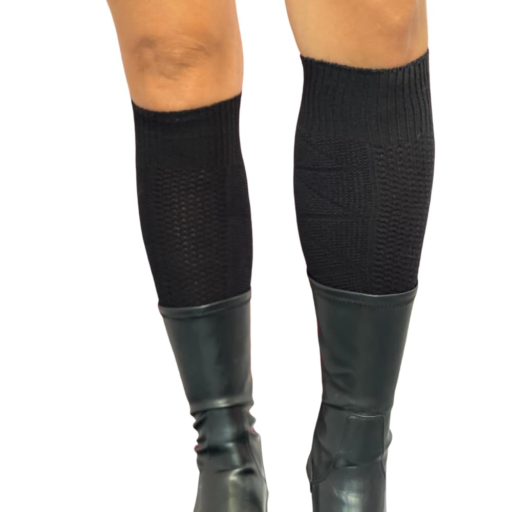 Women's Knit Knee High Long Boot Socks - Winter Warm Stockings & Leg Warmers for Cold Weather - Perfect for Boots, Snow Days & Cozy Outfits