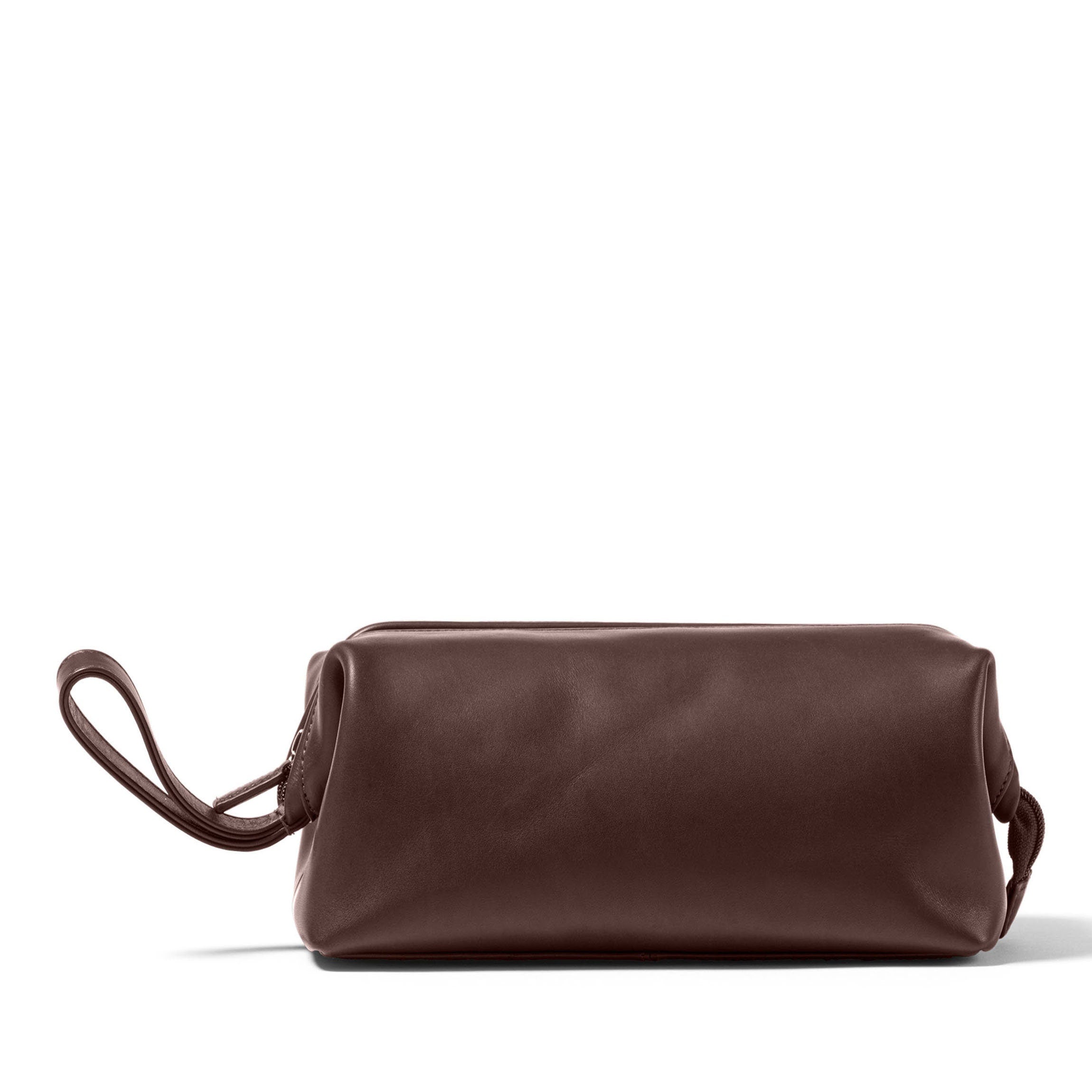 Premium Mahogany Framed Toiletry Bag for Travel - Waterproof Cosmetic Organizer with Hanging Hook, Perfect for Vacation, Gym & Business Trips