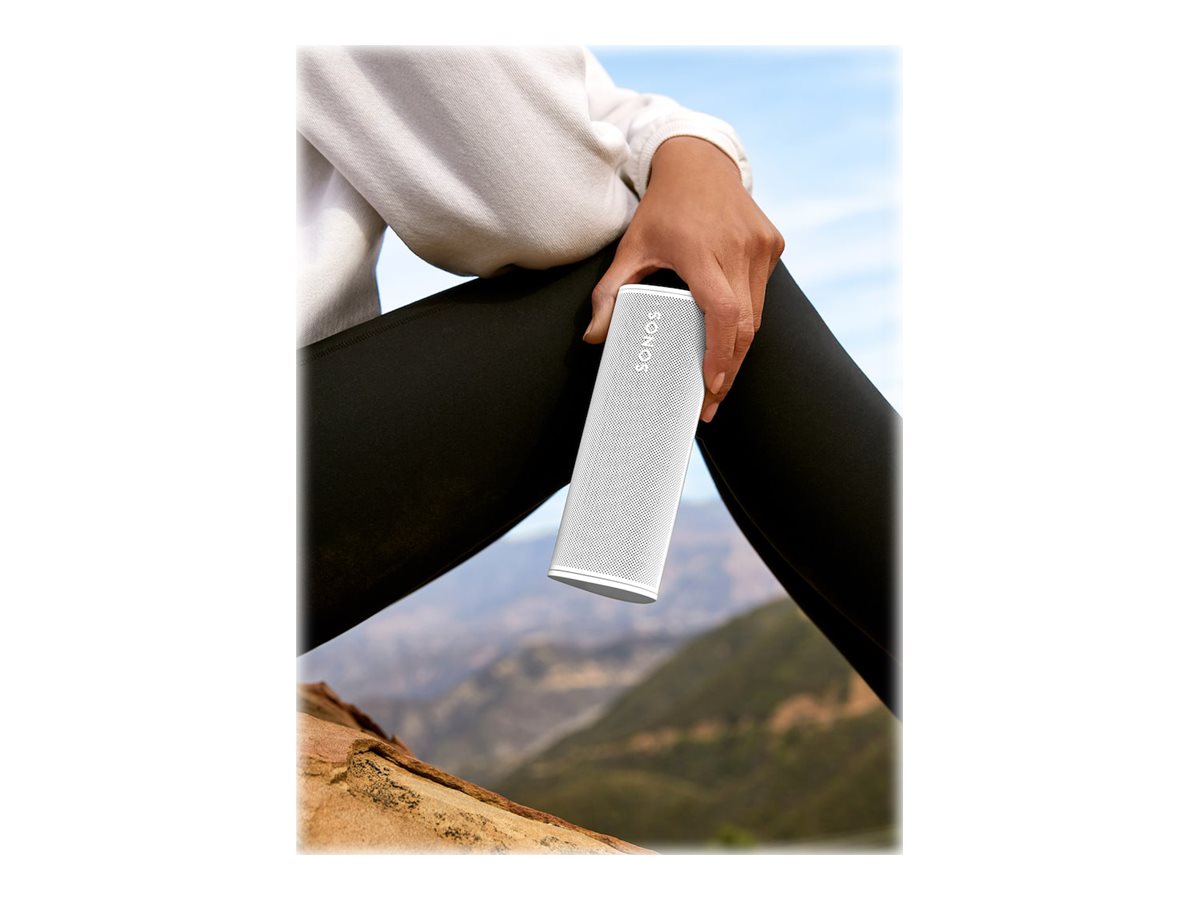 Sonos Roam Portable Wireless Speaker - Bluetooth, Waterproof, Long Battery Life - Perfect for Travel, Outdoor Adventures & Home Use