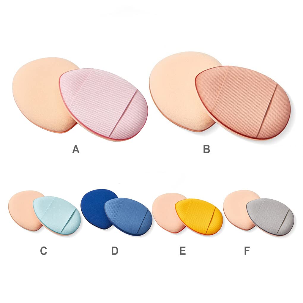 Professional Makeup Sponge & Powder Puff - Universal Concealer Blender for Foundation, Contouring & Setting Powder | Ideal for Home, Travel & Professional Use | Soft & Durable Yellow Cosmetic Sponge