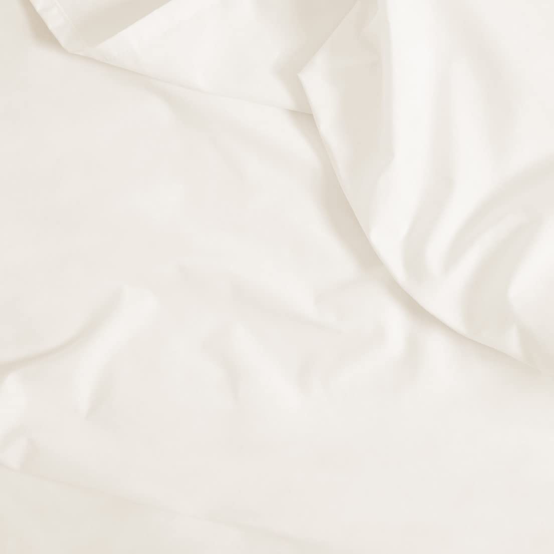 Brooklinen Luxury 100% Cotton Percale Duvet Cover - King/California King Size in Cream | Breathable Cooling Bedding with Extra-Long Corner Ties & Button Closure | Perfect for Hot Sleepers & Summer Nights