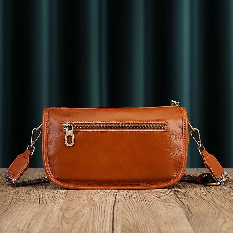Stylish Small Leather Sling Bag for Women & Men - Crossbody Shoulder Bag with Adjustable Strap - Perfect for Travel, Shopping & Daily Use
