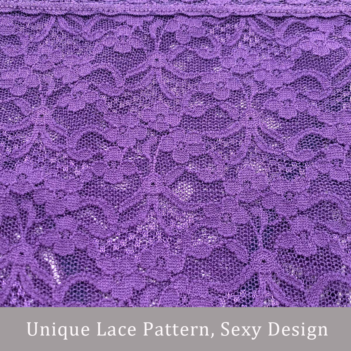 Seamless Lace Bikini Briefs for Women - Invisible No Show Panties with Half Back Coverage (8-Pack, XS-2XL) - Perfect for Yoga, Travel & Everyday Comfort