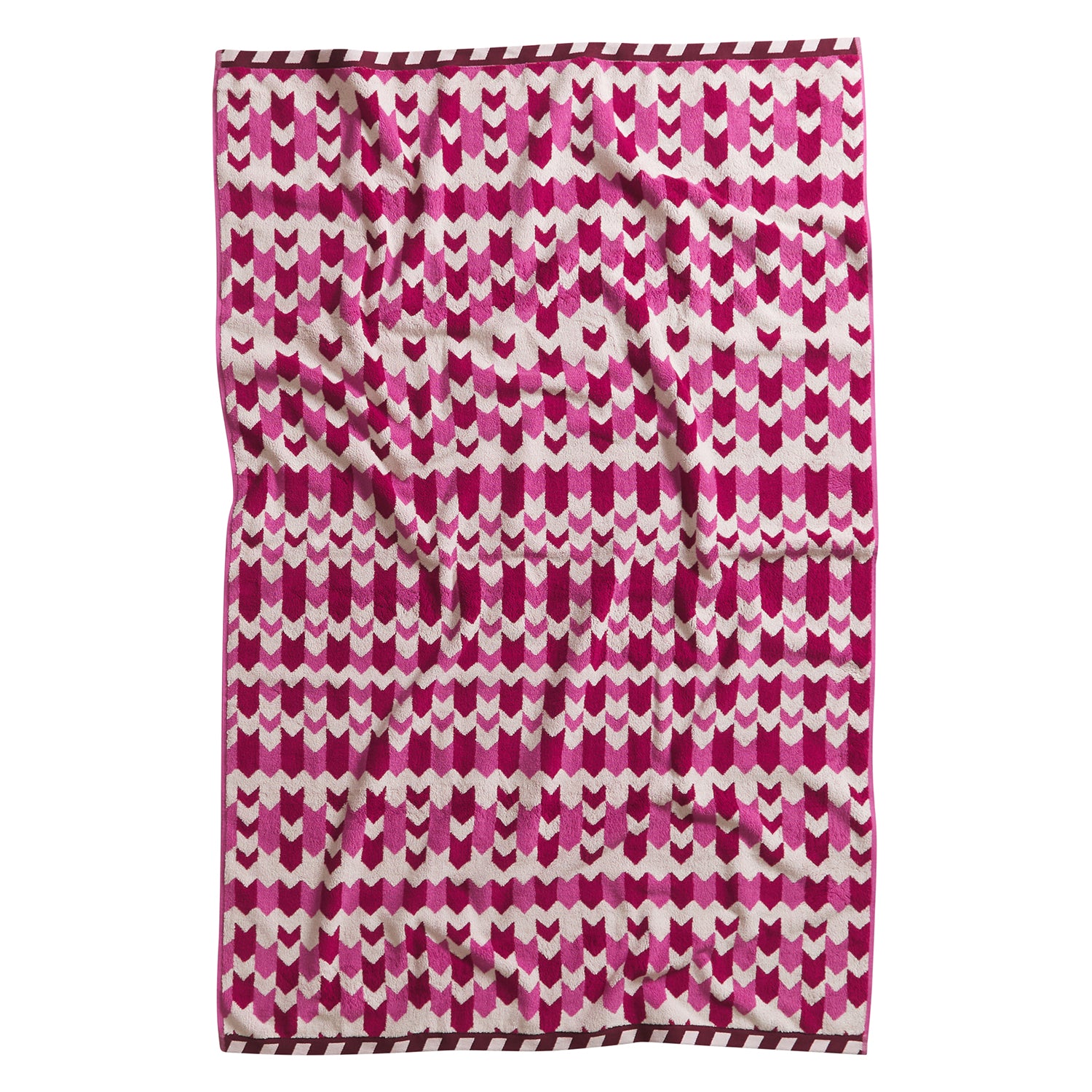 Arlette Luxury Bath Sheet - Super Soft & Absorbent 100% Cotton Towel, Fuchsia Pink - Perfect for Spa, Bathroom & Beach Use