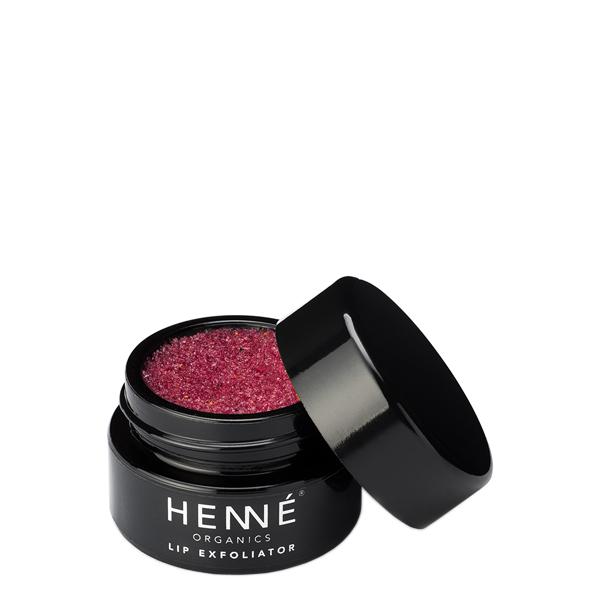 Henne Organics Lip Scrub - Natural Exfoliator for Soft, Smooth Lips - Vegan & Cruelty-Free - Perfect for Dry, Chapped Lips Care - Use Before Lipstick or Bedtime