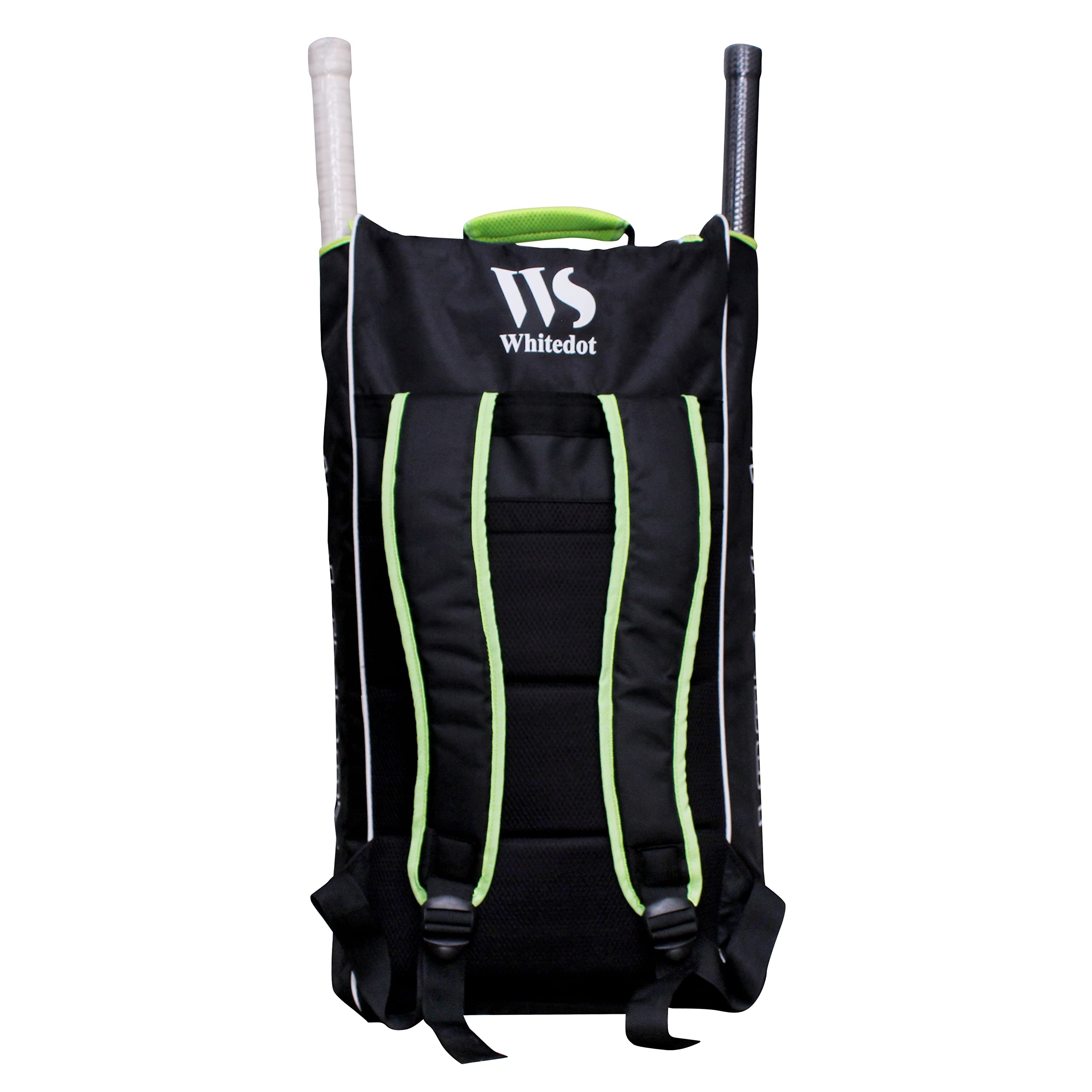 Falcon 1.0 Duffle Backpack Cricket Kit Bag - Large Sports Equipment Storage for Cricket Gear - Perfect for Training, Matches & Travel (Black)