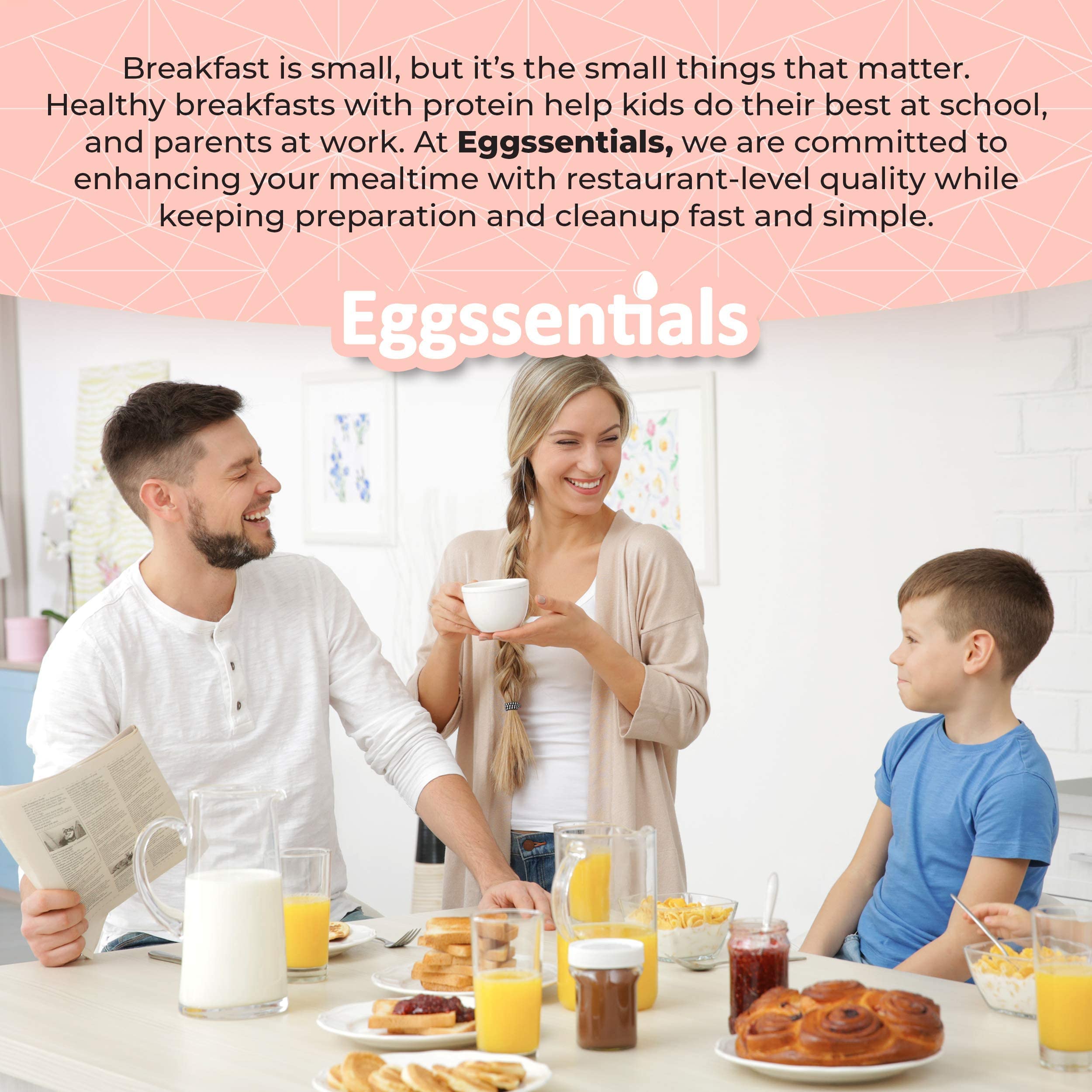 Premium Stainless Steel Egg Poacher Pan with Silicone Handle - 2 Poaching Cups, Food Grade Safe, PFOA Free, Includes Spatula - Perfect for Healthy Breakfast, Poached Eggs, Keto & Low-Carb Diets, Meal Prep & Cooking Enthusiasts